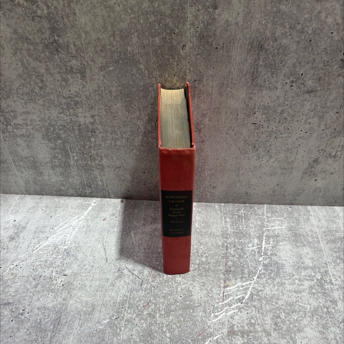 a robinson crusoe and a journal of the plague year book, by daniel defoe, 1948 Hardcover image 4