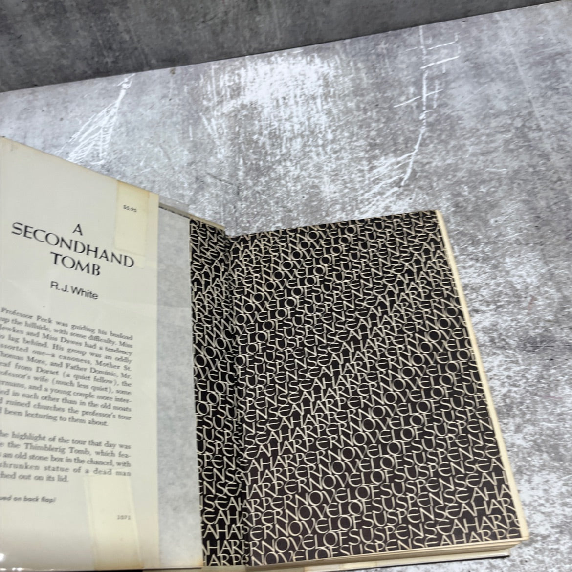 a secondhand tomb book, by r. j. white, 1971 Hardcover image 4