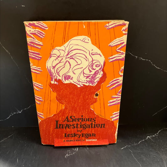 a serious investigation book, by lesley egan, 1968 Hardcover image 1