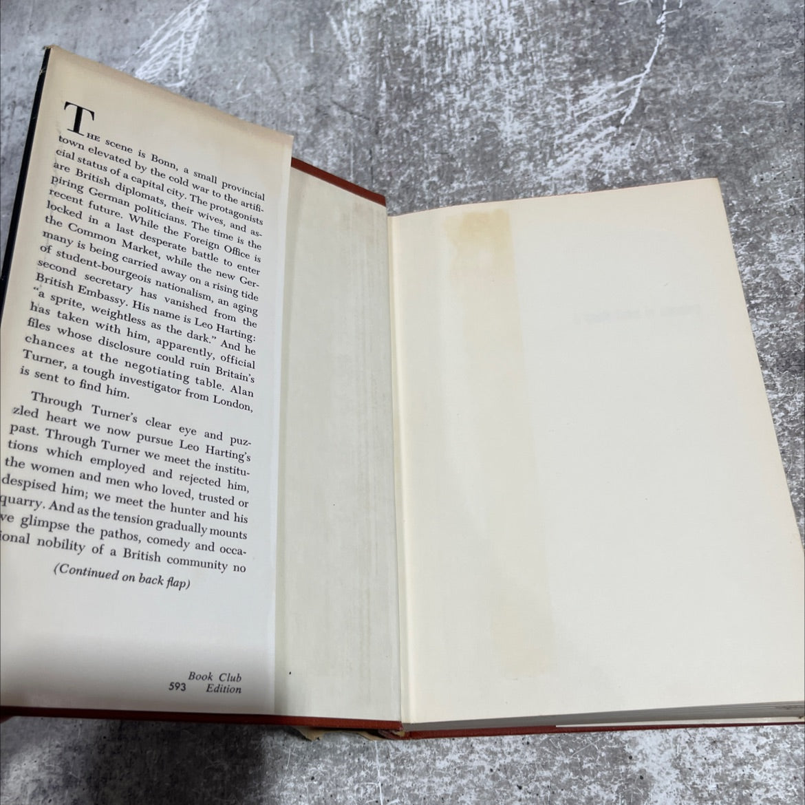 a small town in germany book, by john le carré, 1968 Hardcover image 4