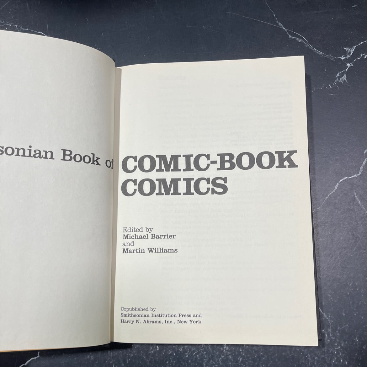 a smithsonian book of comic-book comics book, by michael barrier, martin williams, 1981 Hardcover image 2