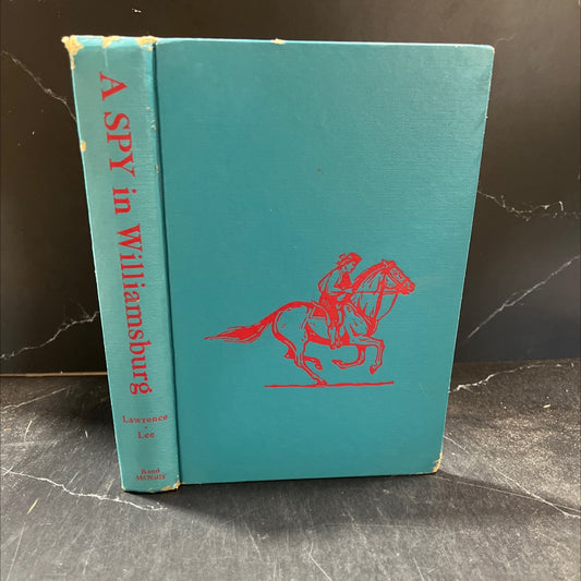 a spy in williamsburg book, by isabelle lawrence, 1958 Hardcover image 1