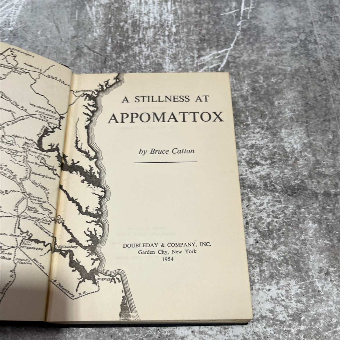 a stillness at appomattox book, by Bruce Catton, 1954 Hardcover image 2