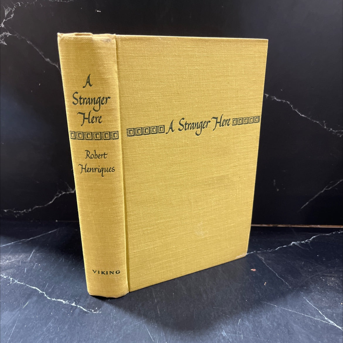 a stranger here book, by robert henriques, 1953 Hardcover image 1