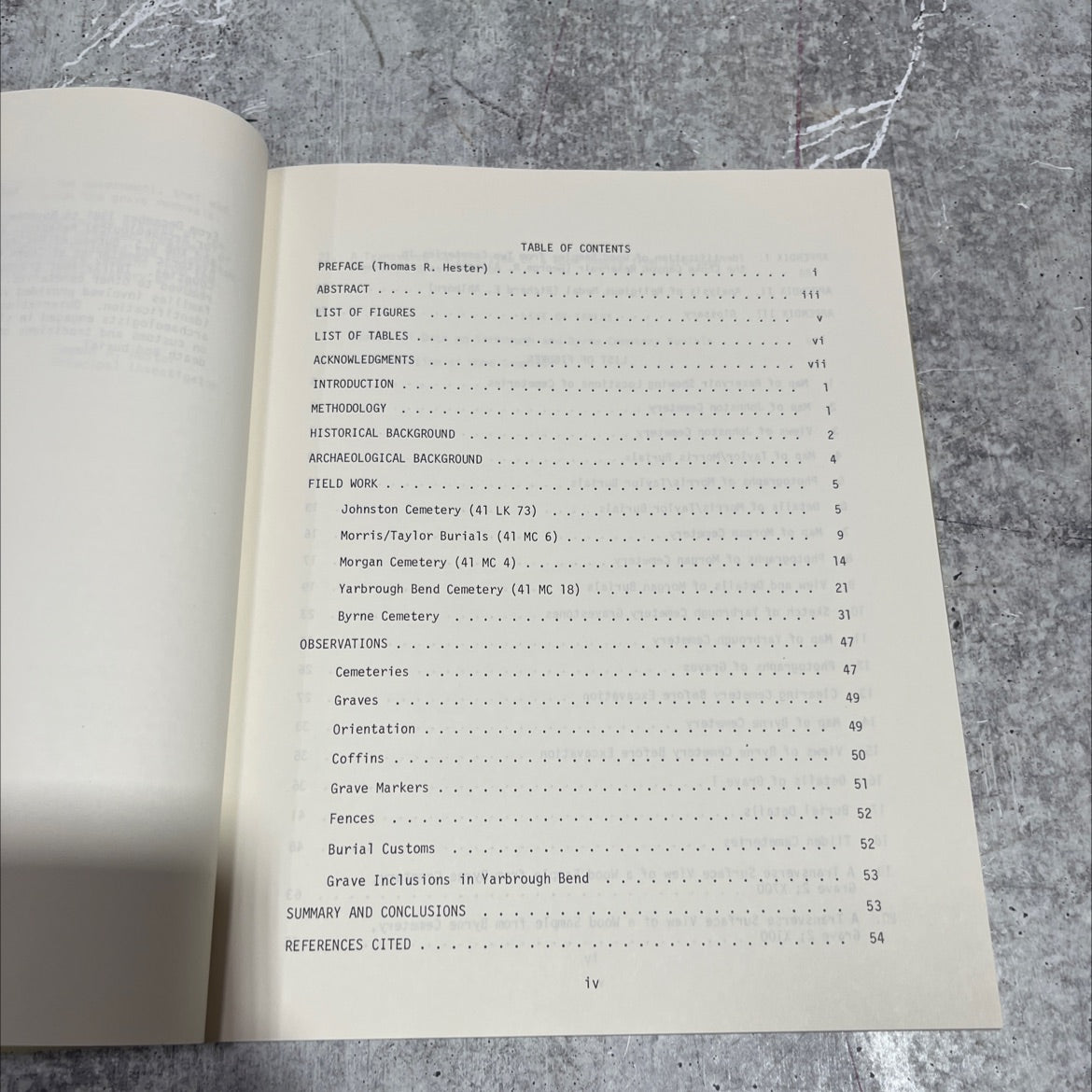 a study of five historic cemeteries at choke canyon reservoir book, by anne a. fox, 1984 Paperback image 3