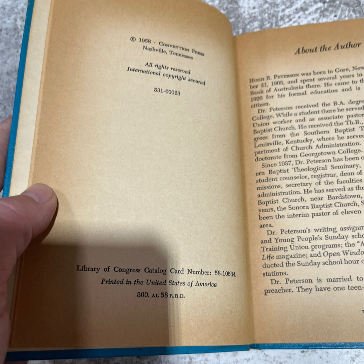 a study of the gospel of mark book, by hugh r. peterson, 1958 Hardcover image 3