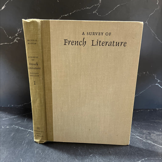 a survey of french literature volume one: the middle ages to 1800 revised edition book, by morris bishop, 1965 Hardcover image 1