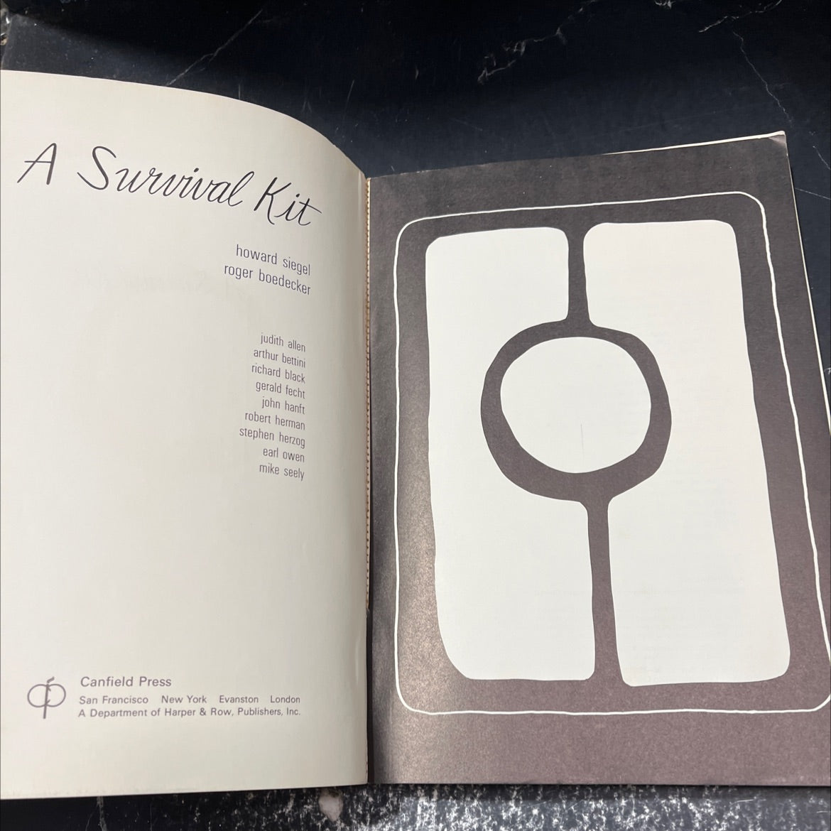 a survival kit book, by howard siegel, roger boedecker, 1971 Paperback image 2