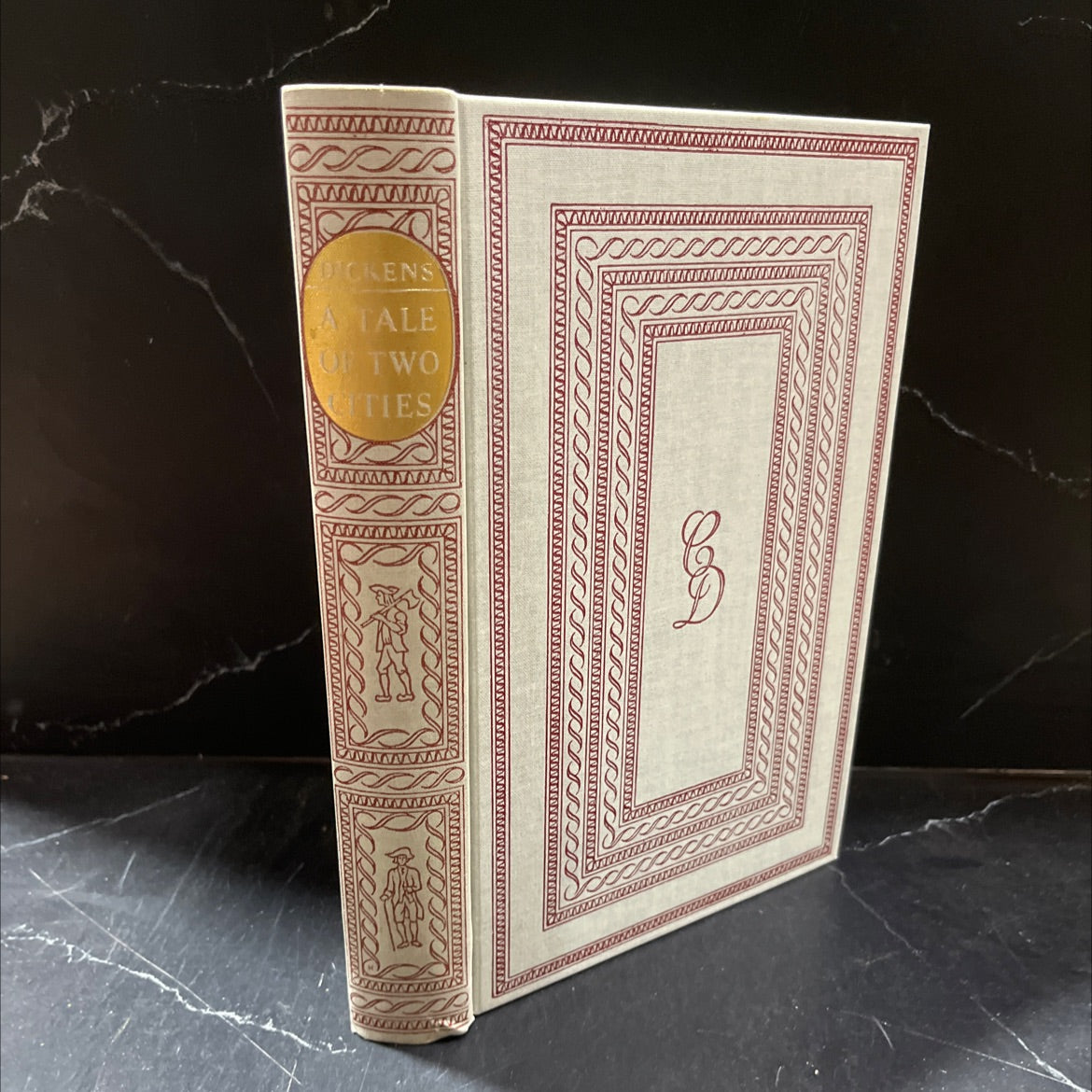 a tale of two cities book, by charles dickens, 1938 Hardcover image 1