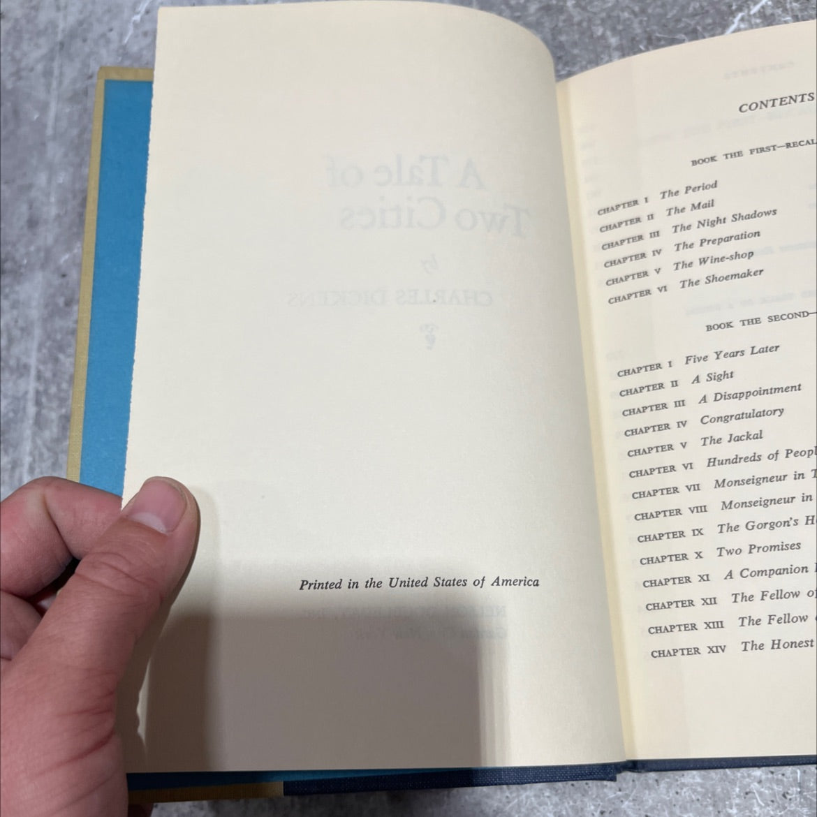 a tale of two cities book, by charles dickens, 1970 Hardcover image 3