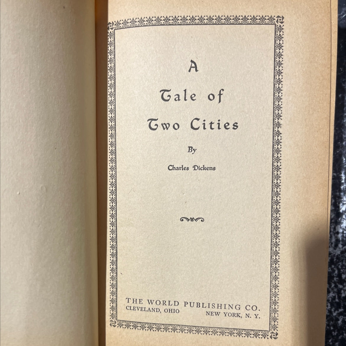 a tale of two cities book, by charles dickens, 1970 Hardcover image 2