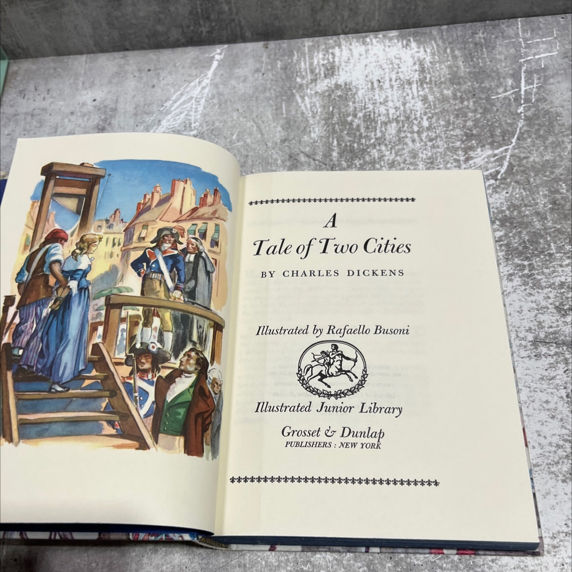 a tale of two cities book, by charles dickens, 1983 Hardcover image 2