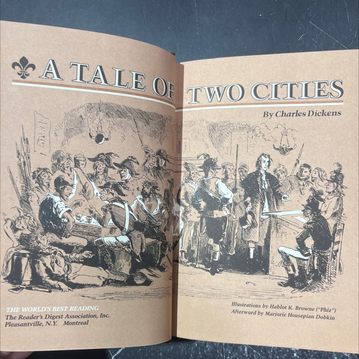 a tale of two cities book, by charles dickens, 1984 Hardcover image 2