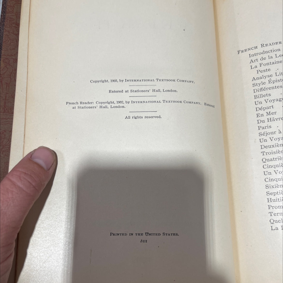 a textbook on french international correspondence schools book, by unknown, 1903 Hardcover image 3