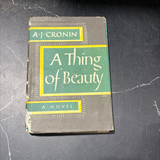 a thing of beauty book, by a. j. cronin, 1956 Hardcover image 1