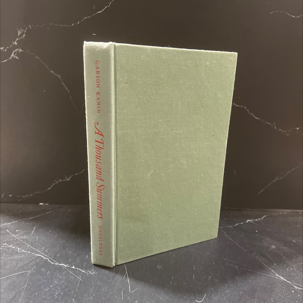 SIGNED a thousand summers book, by garson kanin, 1973 Hardcover, First Edition, Vintage image 1