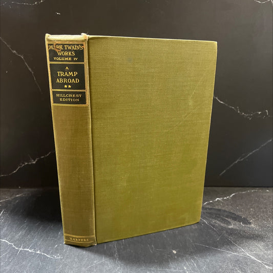 a tramp abroad book, by mark twain, 1906 Hardcover image 1
