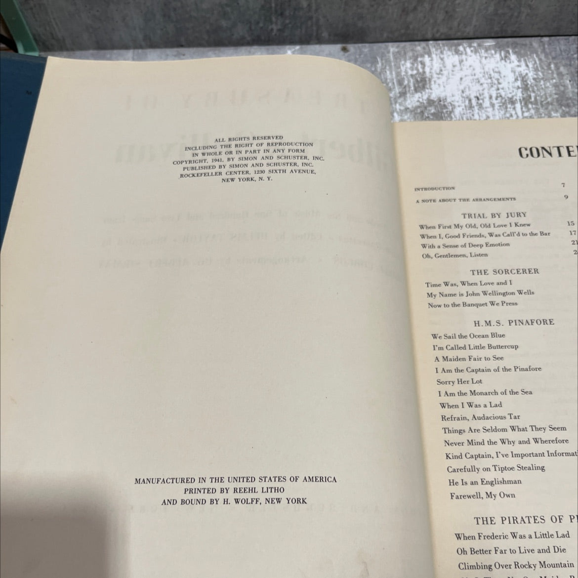 a treasury of gilbert & sullivan book, by deems taylor, 1941 Hardcover image 3