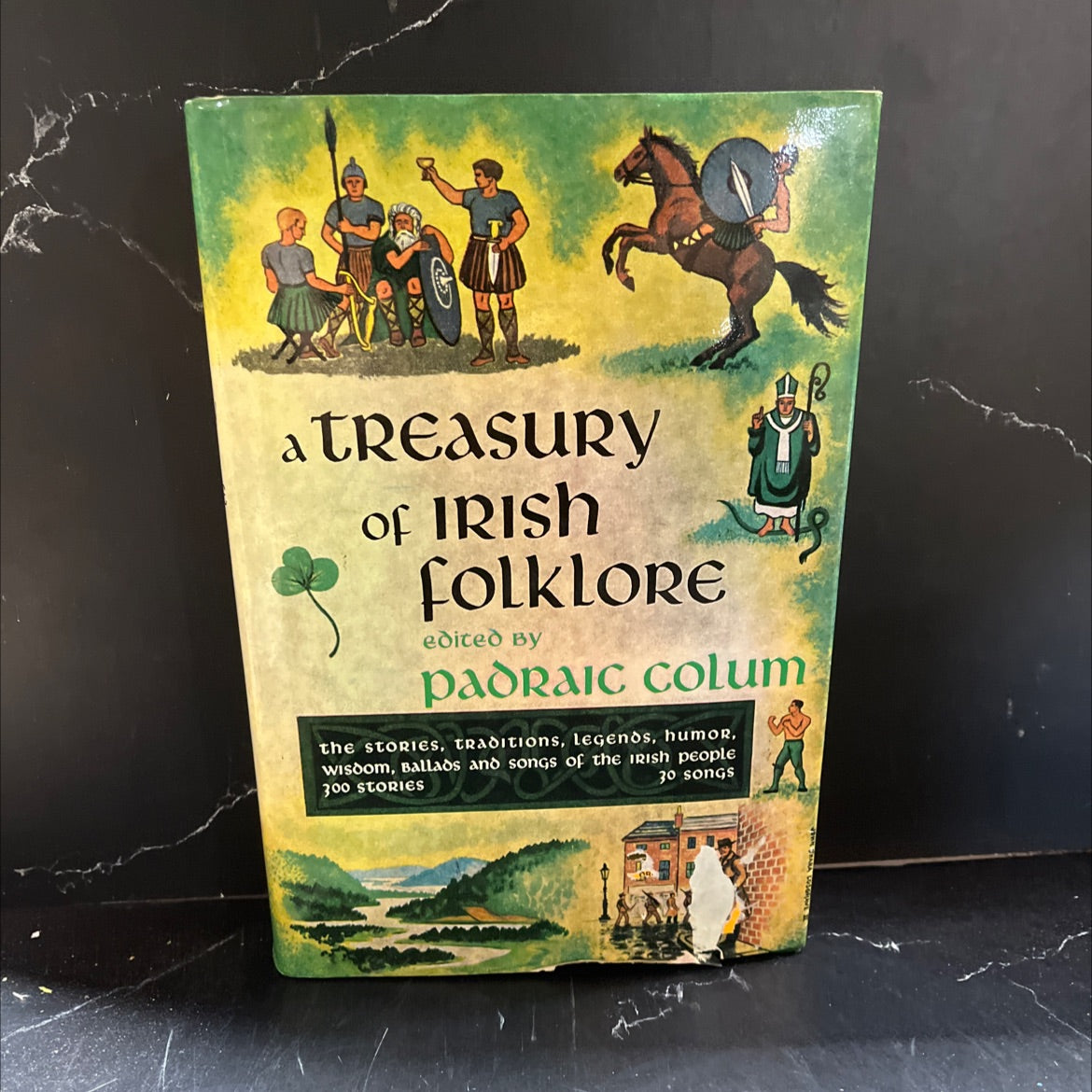 a treasury of irish folklore book, by padraic colum, 1983 Hardcover image 1