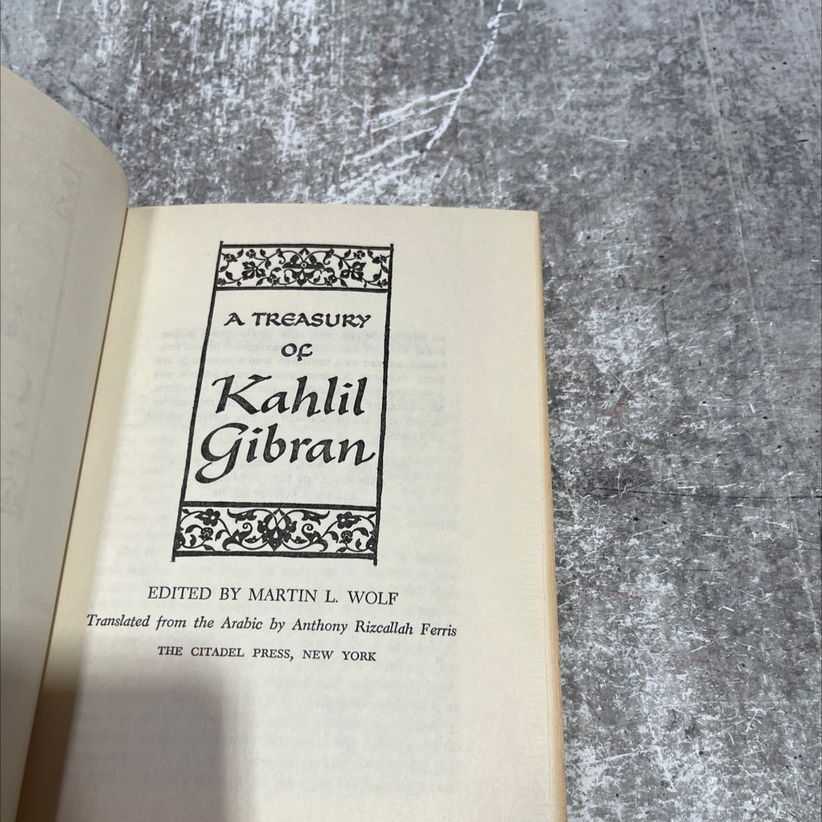 a treasury of kahlil gibran book, by kahlil gibran, 1949 Hardcover image 2