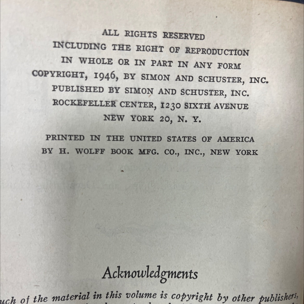 a treasury of laughter book, by louis untermeyer, 1946 Hardcover image 3