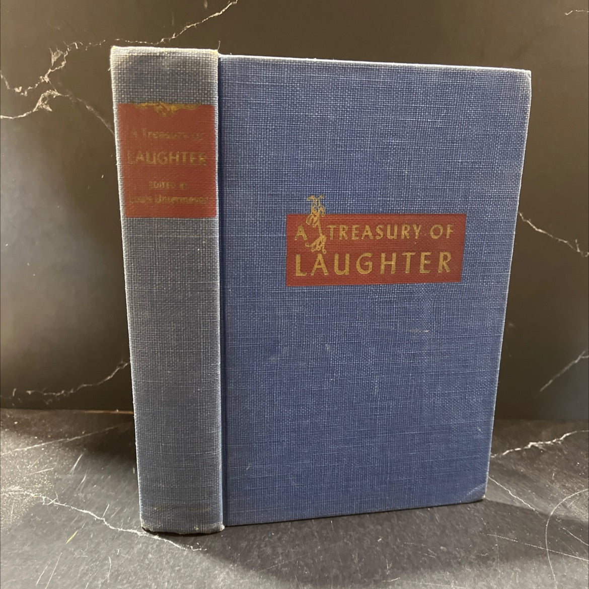 a treasury of laughter book, by louis untermeyer, 1946 Hardcover image 1
