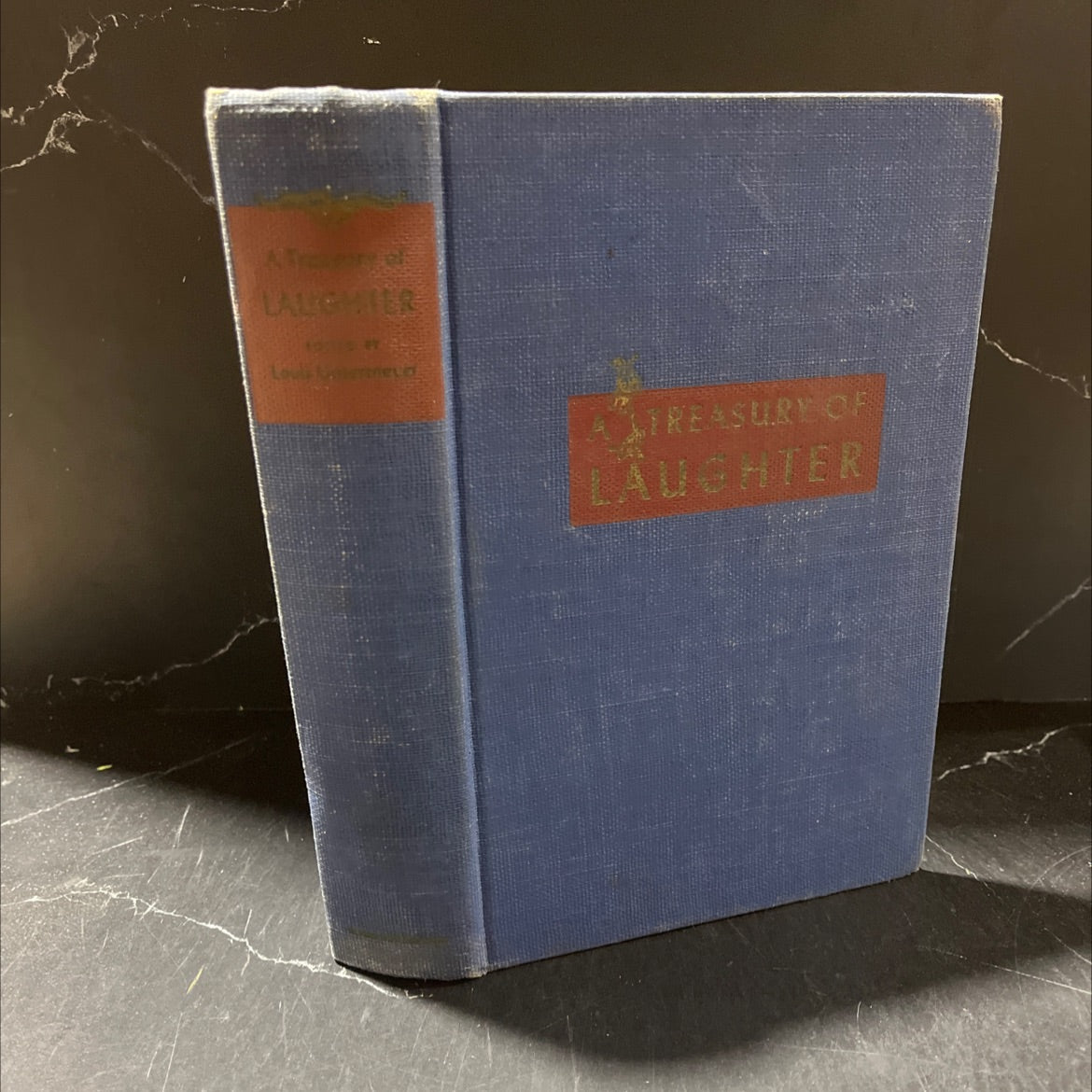 a treasury of laughter book, by louis untermeyer, 1946 Hardcover image 1