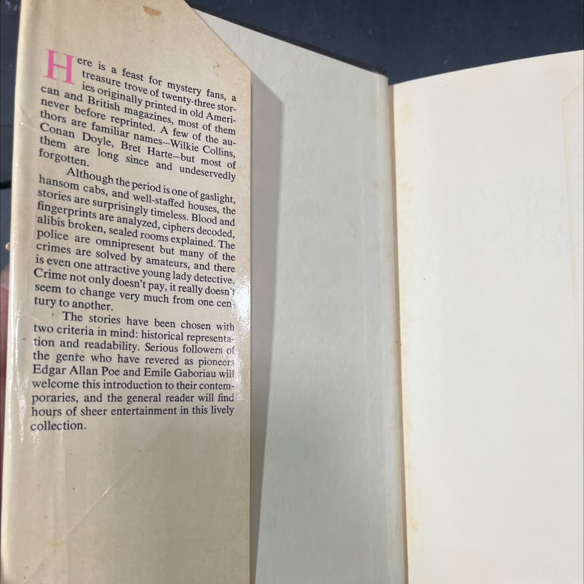 a treasury of victorian detective stories book, by everett f. bleiler, 1979 Hardcover image 4