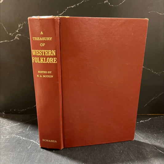 a treasury of western folklore book, by B. A. Botkin, 1980 Hardcover image 1