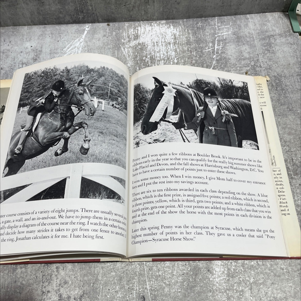 a very young rider book, by Jill Krementz, 1977 Hardcover image 4