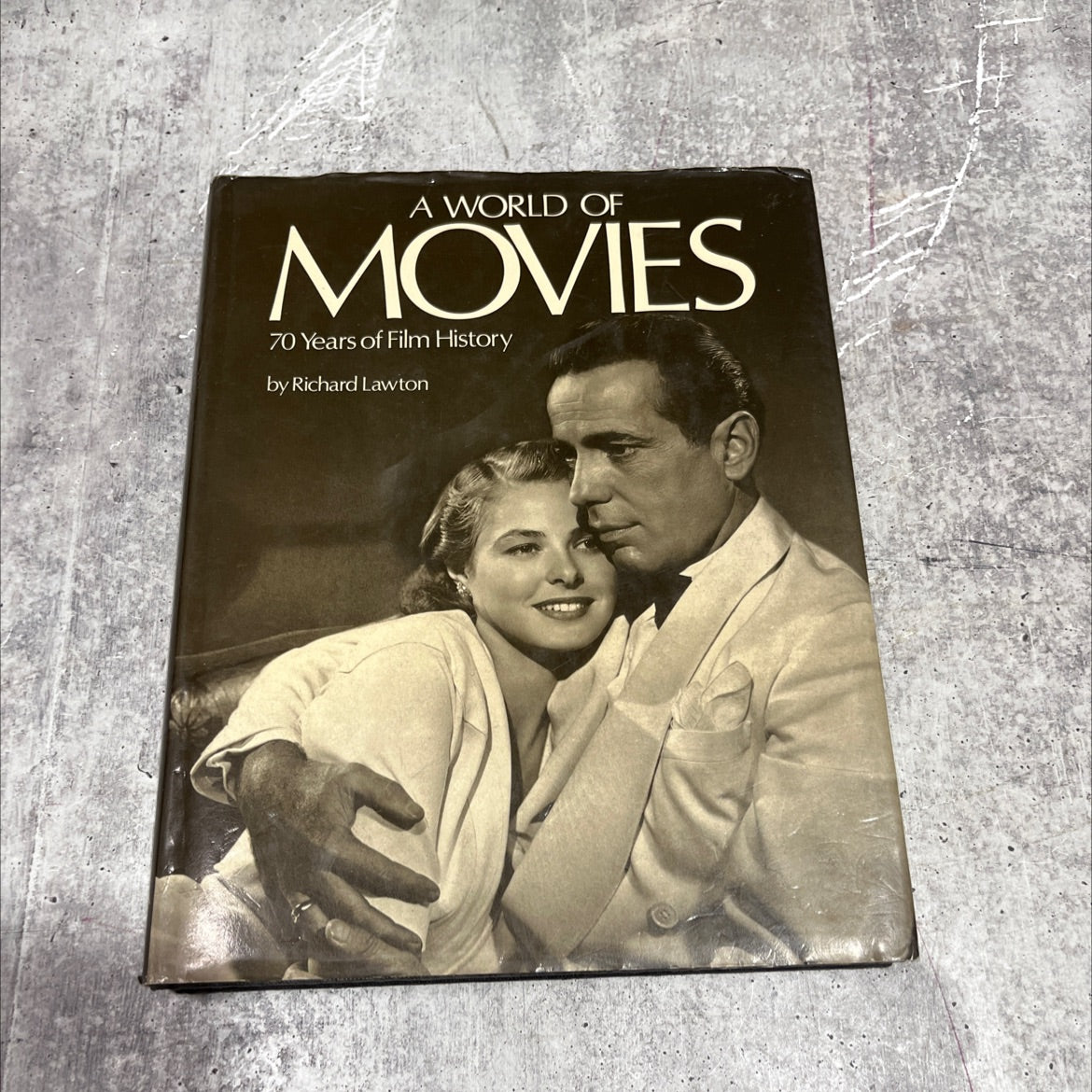 a world of movies book, by Richard Lawton, 1974 Hardcover image 1