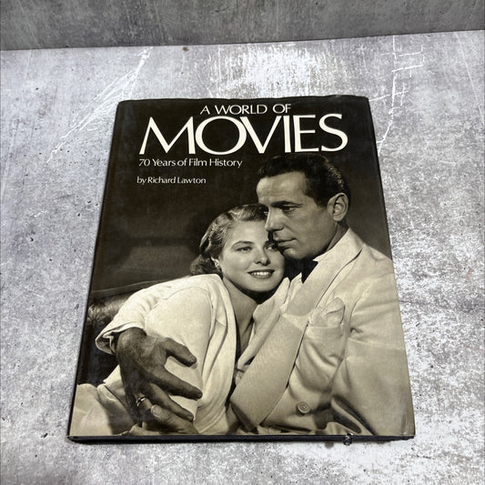 a world of movies book, by Richard Lawton, 1974 Hardcover image 1