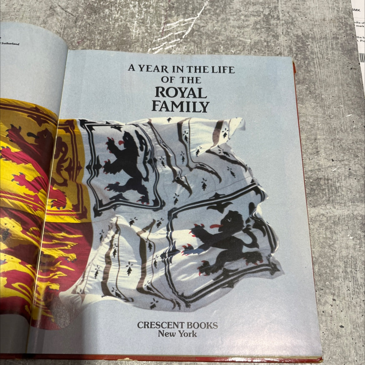 a year in the life of the royal family book, by Sutherland, 1970 Hardcover image 2