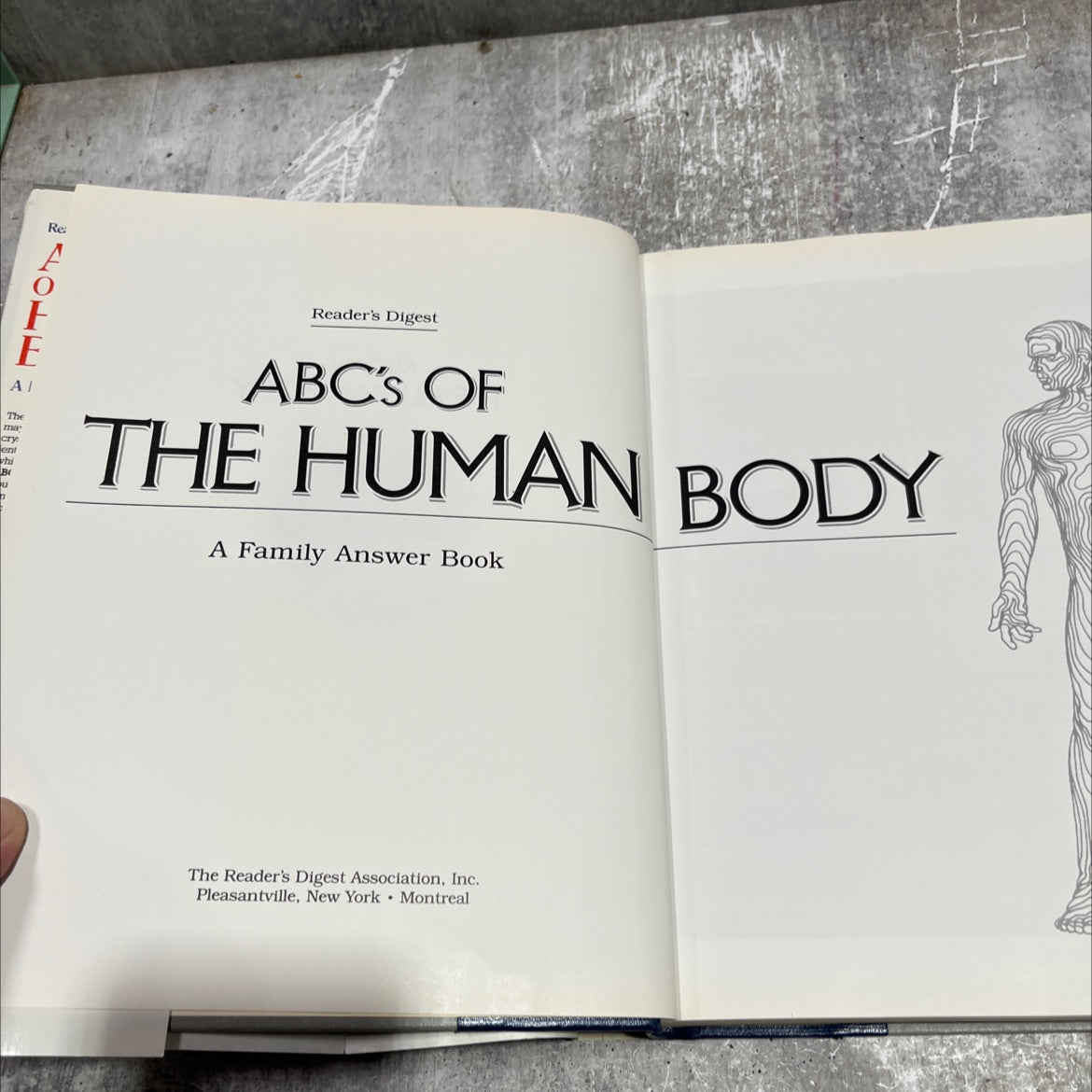 abc's of the human body book, by Reader's Digest Association, 1987 Hardcover image 2