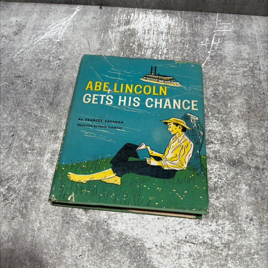 abe lincoln gets his chance book, by frances cavanah, 1959 Hardcover image 1