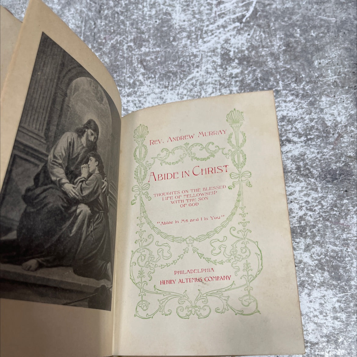 abide in christ book, by rev. andrew murray, 1970 Hardcover image 2