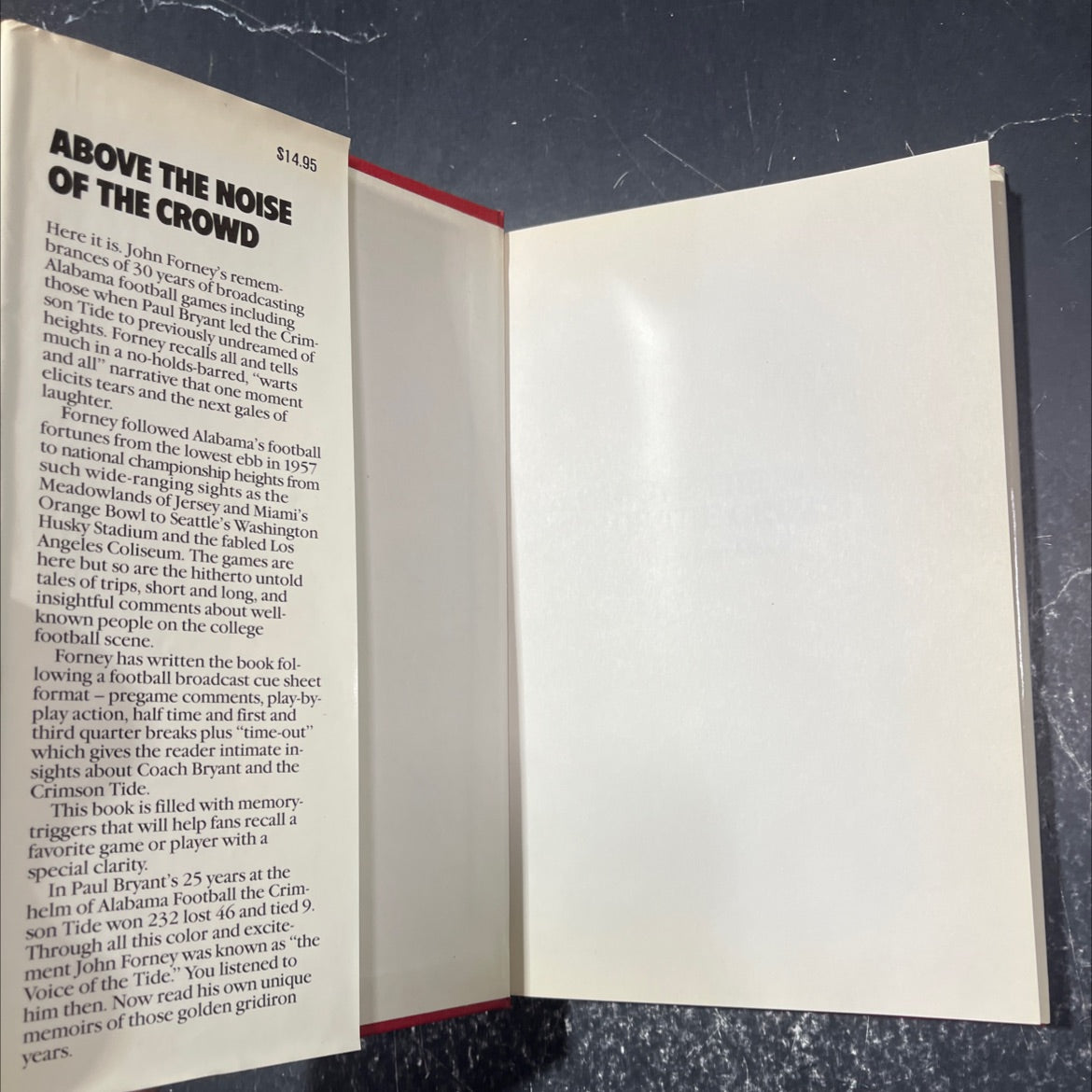 above of the thirty years behind book, by John Forney, 1986 Hardcover image 4