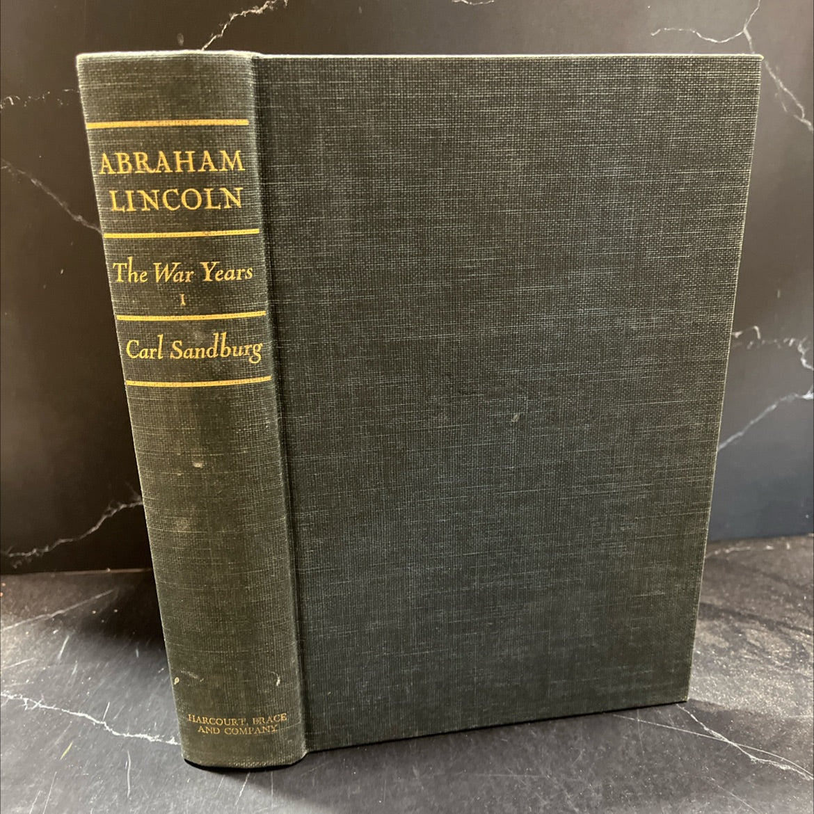 abraham lincoln the war years book, by carl sandburg, 1939 Hardcover image 1