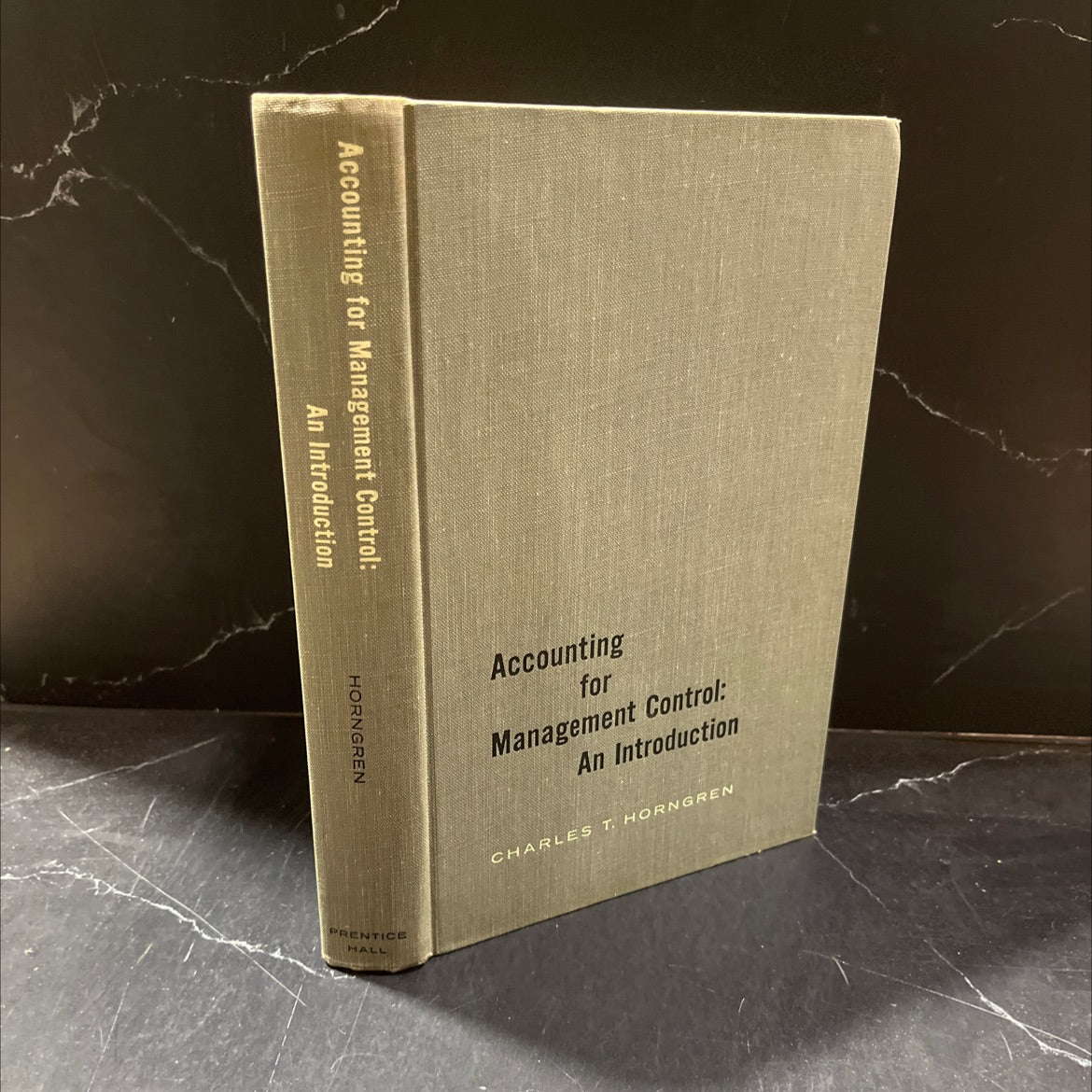 accounting for management control: an introduction book, by charles t. horngren, ph.d., c.p.a., 1965 Hardcover image 1