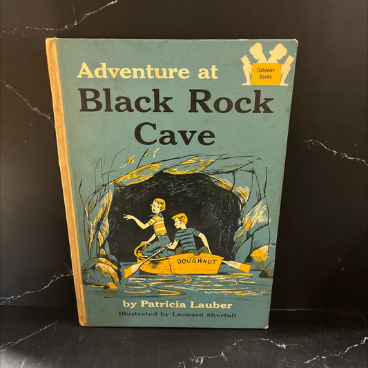 adventure at black rock cave book, by Patricia Lauber, 1959 Hardcover image 1