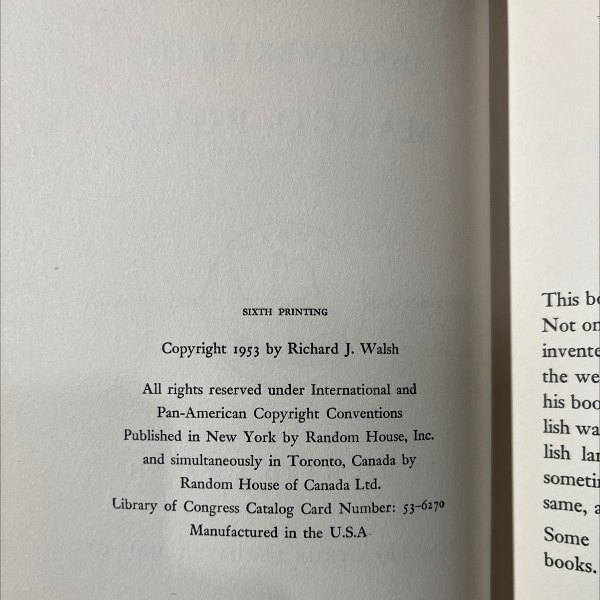 adventures and discoveries of marco polo world landmark book, by richard j. walsh, 1953 Hardcover image 3