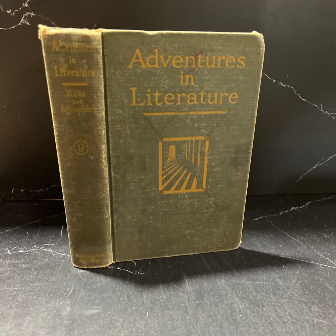 adventures in literature book nine book, by frankamp, 1928 Hardcover image 1