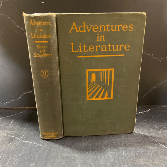 SIGNED adventures in literature book nine book, by j. m. ross, h. c. schweikert, 1928 Hardcover image 1