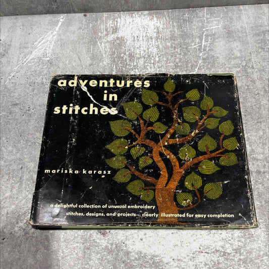 adventures in stitches: a new art of embroidery and more adventures-fewer stitches book, by mariska karasz, 1959 image 1