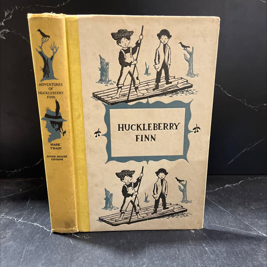adventures of huckleberry finn book, by mark twain, 1954 Hardcover image 1