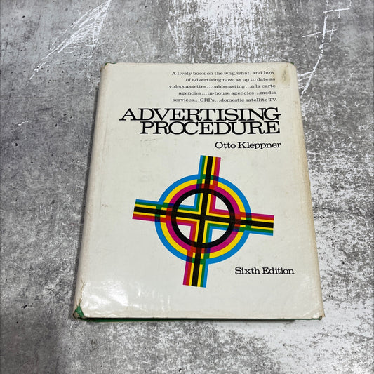 advertising procedure book, by otto kleppner, 1973 Hardcover image 1