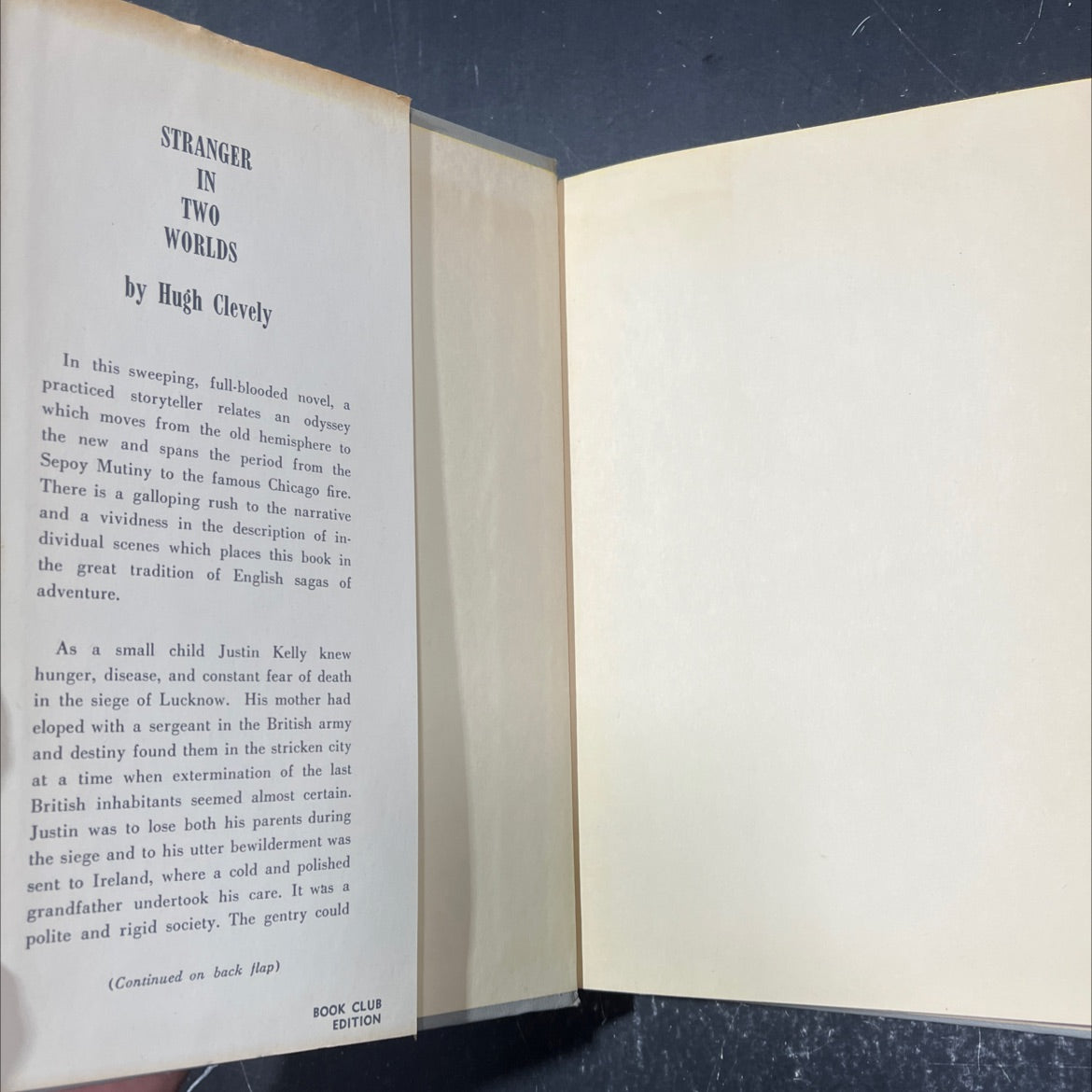 stranger in two worlds book, by hugh clevely, 1959 Hardcover image 4