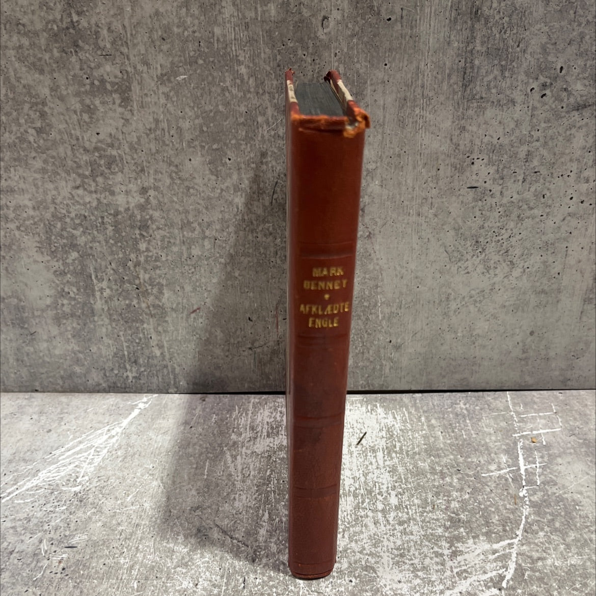 afklædte engle book, by mark benney schone, 1937 Leather image 4