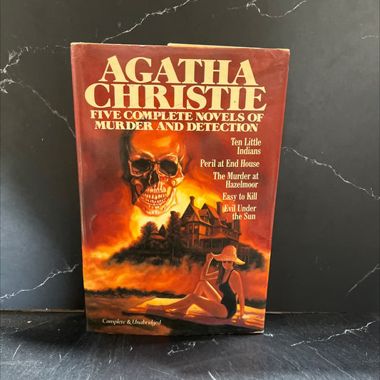 agatha christie: 5 complete novels of murder and detection book, by Agatha Christie, 1986 Hardcover image 1