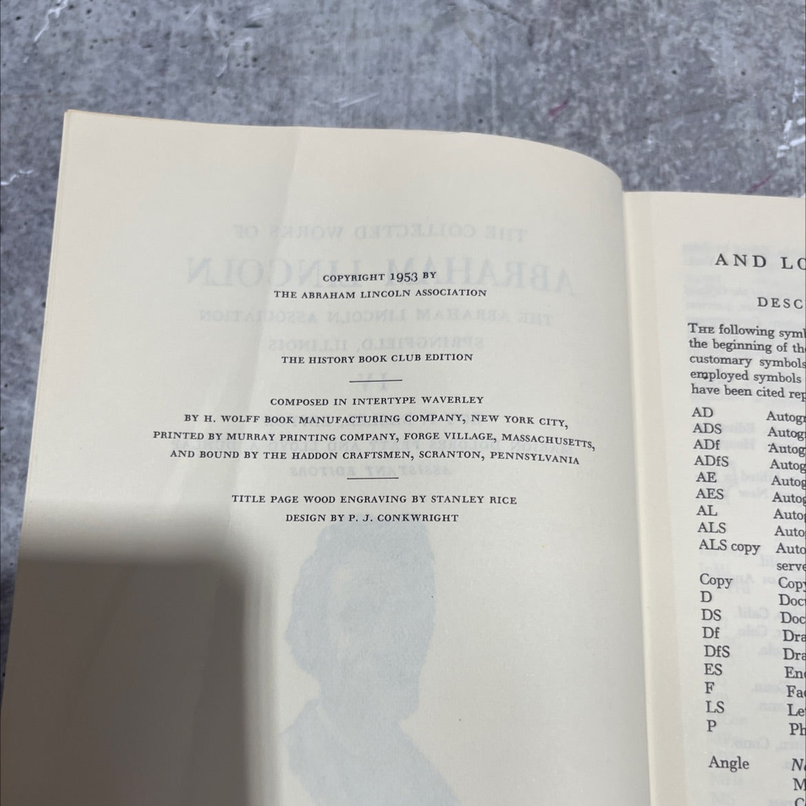 aharea the collected works of abraham lincoln book, by abraham lincoln, 1953 Hardcover image 3